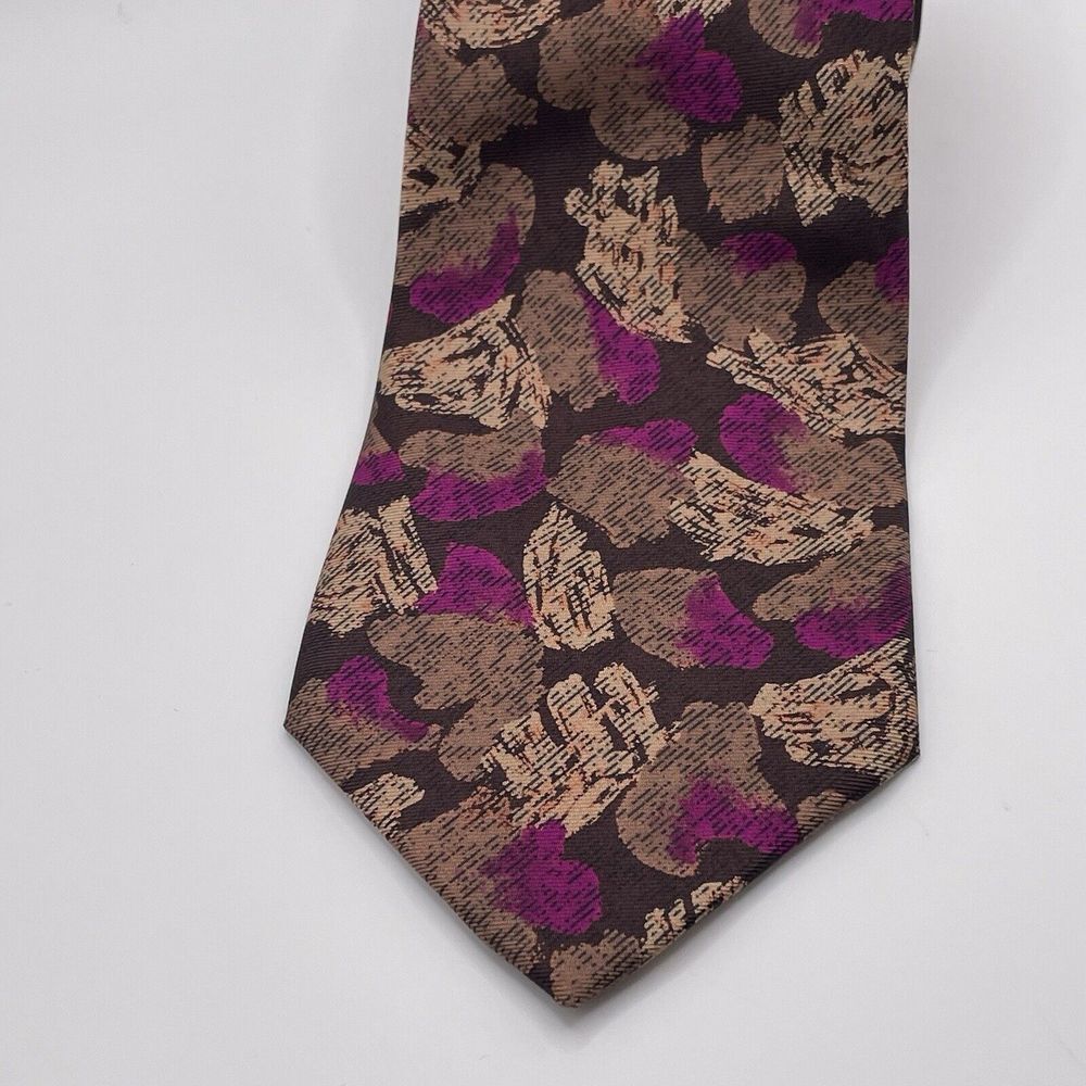 Vintage Studio R Abstract Art Deco‎ 100% Silk Tie 3.5" X 59 3/4" NWT